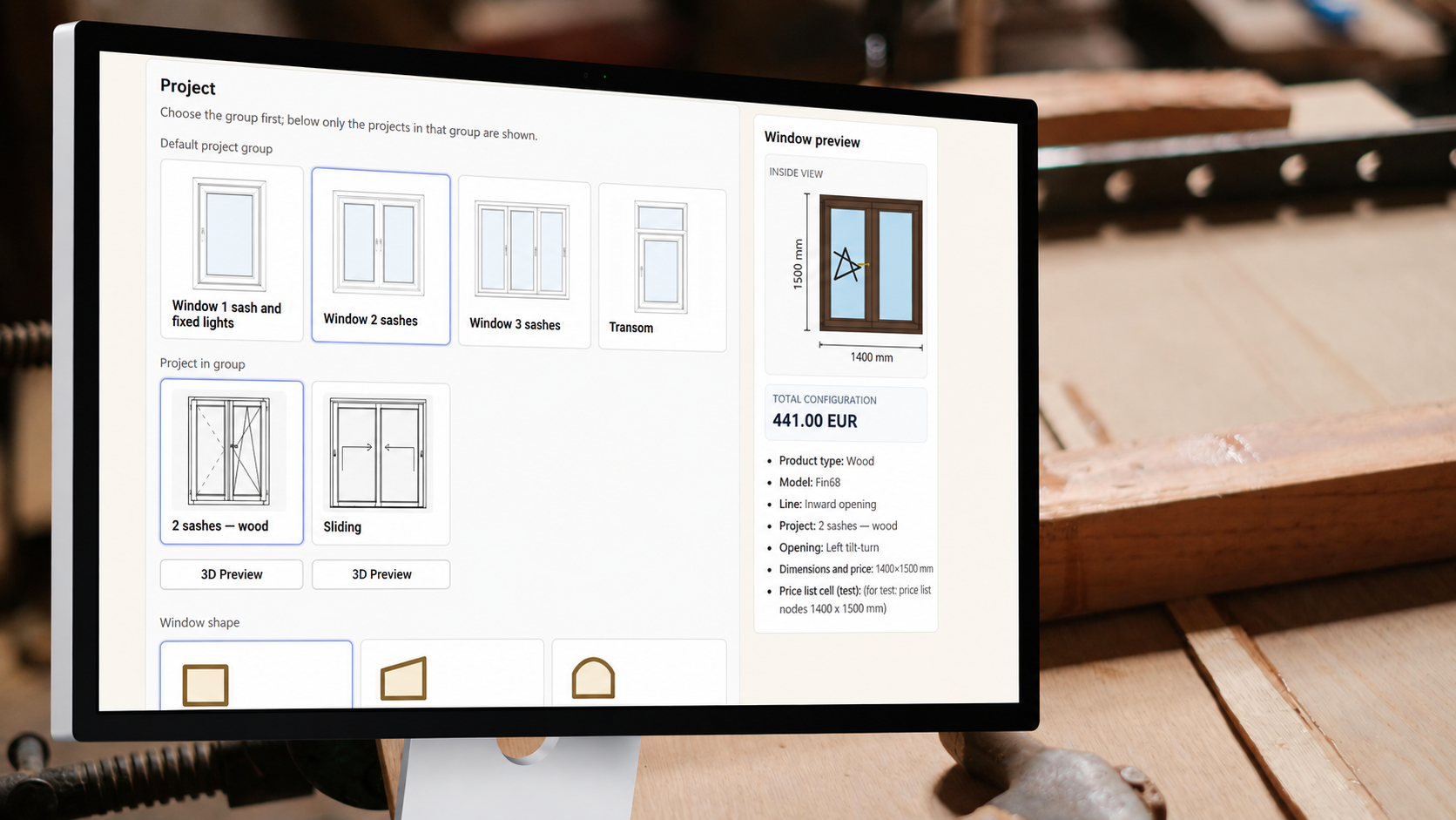EasyQuotes web app dashboard