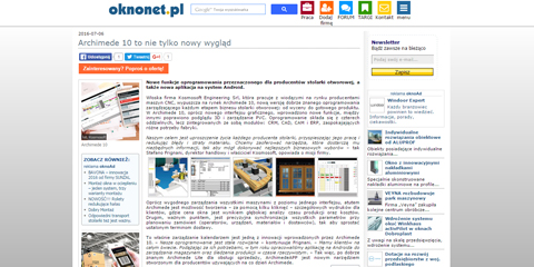 Archimede Software Oknonet